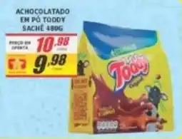 Super Varejista achocolatado em pó toddy sachê oferta