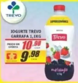Super Varejista Jogurte trevo garrafa 1,1kg oferta