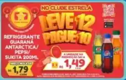 Super Varejista refrigerante guaraná antarctica/ pepsi/ sukita 200ml oferta