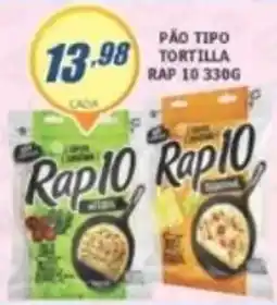 Super Varejista Pão tipo tortilla rap 10 oferta