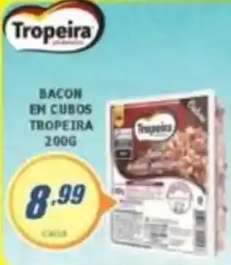 Super Varejista Bacon em cubos tropeira oferta