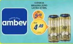 Super Varejista cerveja brahma zero oferta