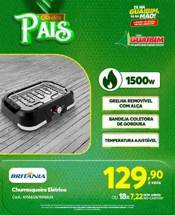 Lojas Guaibim Churrasqueira Elétrica oferta