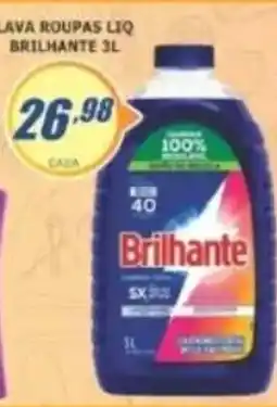Super Varejista Lava roupas liq brilhante oferta