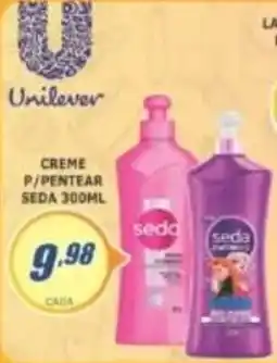 Super Varejista creme p/pentear seda oferta