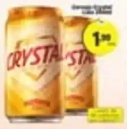 Amarelinha supermercados Crystal oferta