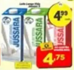 Amarelinha supermercados Leite Longa Vida Ussara oferta