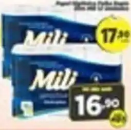 Amarelinha supermercados Mili oferta