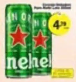 Amarelinha supermercados Cerveja Heineken Puro Malte oferta