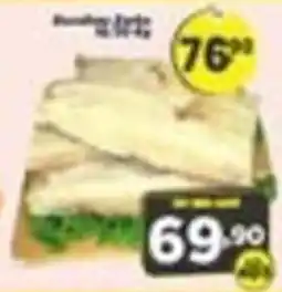 Amarelinha supermercados Sanduíche de atum oferta