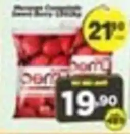 Amarelinha supermercados Morango congelado oferta