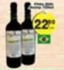Amarelinha supermercados Vinho tinto oferta