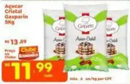 Econômico Atacadão Açucar Cristal Gasparin oferta