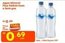 Econômico Atacadão Água mineral fiula com e sem gas oferta