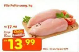 Econômico Atacadão File peito cong. kg oferta
