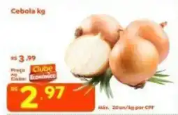 Econômico Atacadão Cebola kg oferta