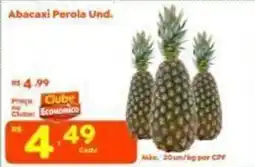 Econômico Atacadão Abacaxi perola und. oferta