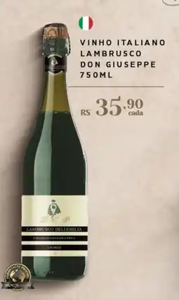 Empório Bahamas vinho italiano lambrusco don giuseppe oferta