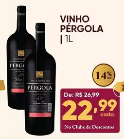 Pais e Filhos Supermercados vinho pergola oferta