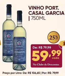 Pais e Filhos Supermercados vinho port. casal garcia oferta