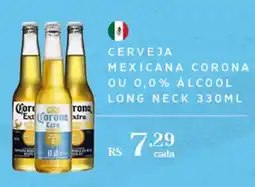 Empório Bahamas Cerveja mexicana corona ou 0,0% álcool long neck oferta