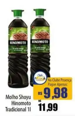 Proença Supermercados Molho Shoyu Hinomoto Tradicional oferta