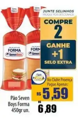 Proença Supermercados Pão seven boys forma oferta