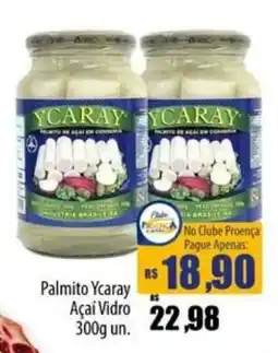 Proença Supermercados Palmito ycaray açaí vidro oferta