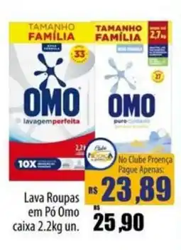 Proença Supermercados Lava Roupas em Pó Omo oferta