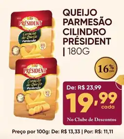 Pais e Filhos Supermercados Queijo parmesão cilindro prédident oferta