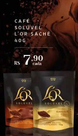 Empório Bahamas Café solúvel l'or sachê oferta