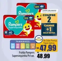 Proença Supermercados Fralda Pampers Supersequinha oferta