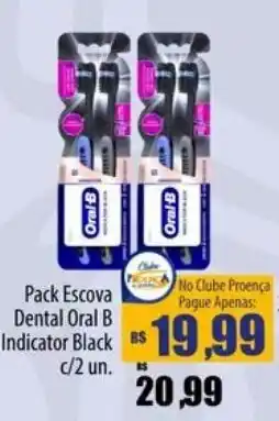Proença Supermercados Escova Dental Oral B Indicator Black oferta