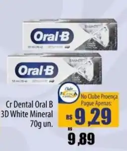 Proença Supermercados Cr Dental Oral B 3d white mineral oferta