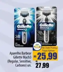 Proença Supermercados Aparelho Barbear Gillette Mach3 oferta