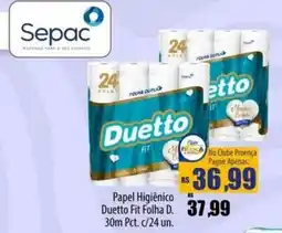 Proença Supermercados Papel Higiênico Duetto Fit Folha D. oferta