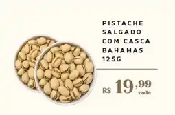 Empório Bahamas Pistache salgado com casca bahamas oferta