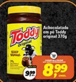 Safra Supermercados Achocolatado em pó toddy original oferta