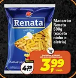 Safra Supermercados Macarrão renata oferta