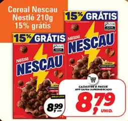 Safra Supermercados Cereal Nescau Nestlé oferta