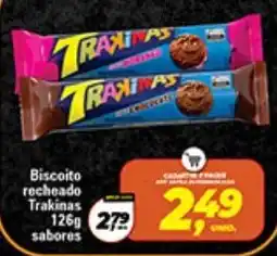 Safra Supermercados Biscoito recheado Trakinas oferta