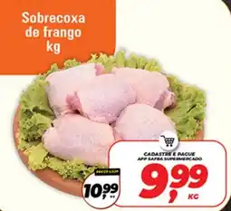 Safra Supermercados Sobrecoxa de frango oferta
