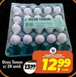 Safra Supermercados Ovos Tonon oferta