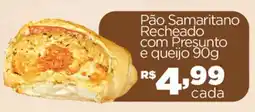 Empório Bahamas Pão samaritano recheado com presunto e queijo oferta