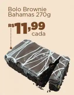Empório Bahamas Bolo Brownie Bahamas oferta