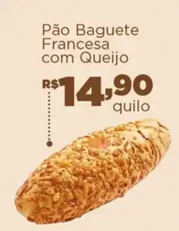 Empório Bahamas Pão Baguete Francesa com Queijo oferta