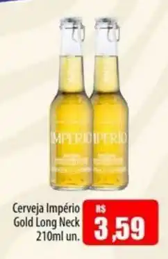 Proença Supermercados Cerveja Império Gold Long Neck oferta