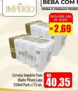 Proença Supermercados Cerveja imperio puro malte pilsen lata oferta