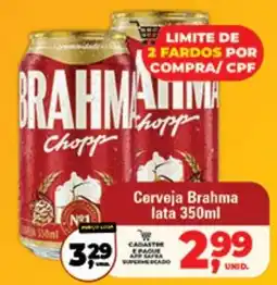 Safra Supermercados Cerveja brahma oferta