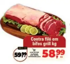 Safra Supermercados Contra filé em bifes grill kg oferta